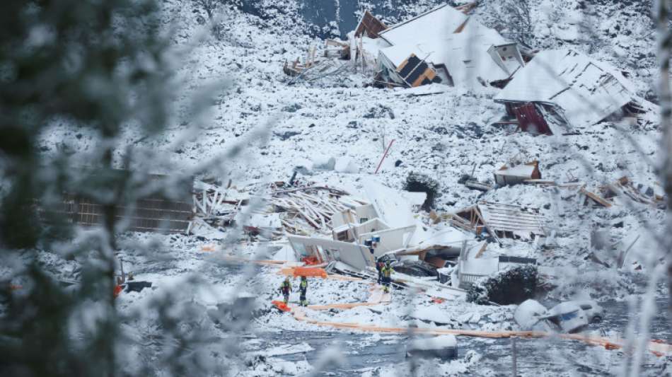 Hoffnung auf &Uuml;berlebende nach Erdrutsch in Norwegen aufgegeben