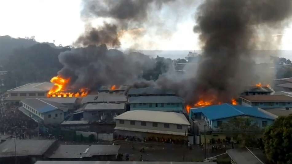 Politische Unruhen ersch&uuml;ttern die Salomonen den dritten Tag in Folge