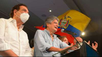 Konservativer Ex-Banker Lasso gewinnt Pr&auml;sidentschaftswahl in Ecuador