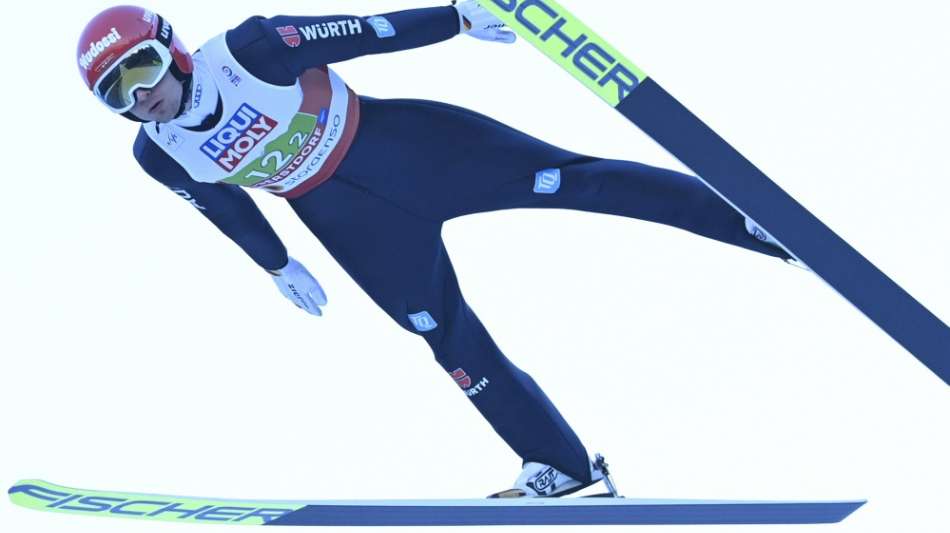 Kombination: Weber Zweiter nach dem Springen - Riiber 13.
