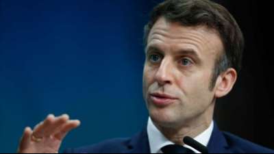 Frankreich verlangt Ende der russischen Kriegs gegen Ukraine