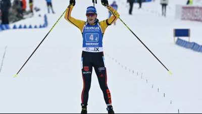 Biathlon: DSV-Staffel gewinnt vor Belarus