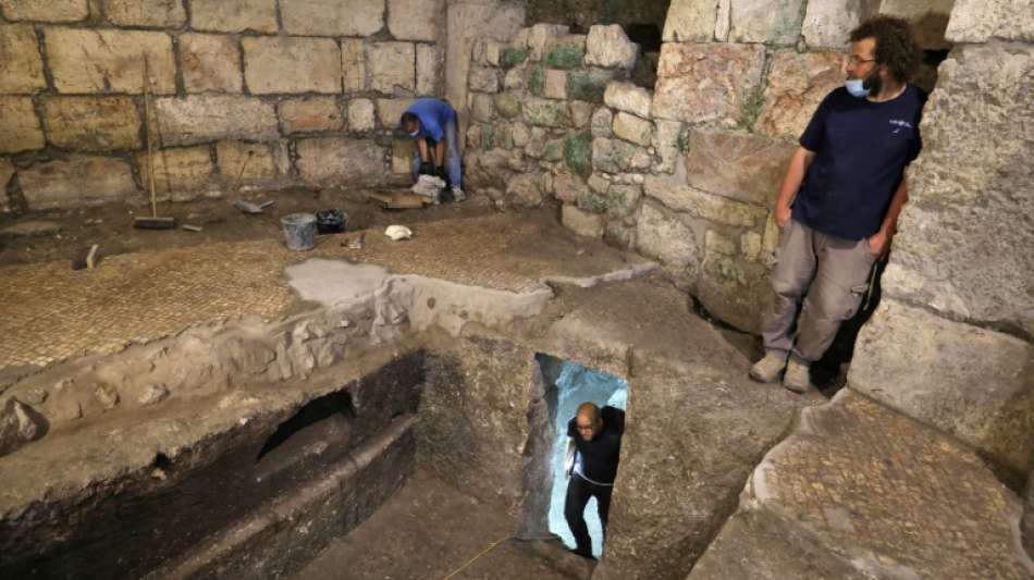 Nahe der Klagemauer drei unterirdische Räume aus der Zeit der Römer entdeckt