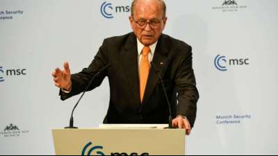 Wolfgang Ischinger er&ouml;ffnet M&uuml;nchner Sicherheitskonferenz