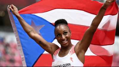 H&uuml;rdensprinterin Camacho-Quinn zweite Olympiasiegerin aus Puerto Rico