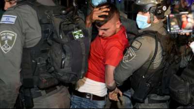 22 Verletzte bei Protesten von Pal&auml;stinensern gegen Zwangsr&auml;umungen in Ost-Jerusalem