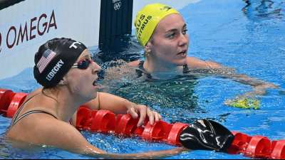 Nur F&uuml;nfte: US-Star Ledecky verliert erneut