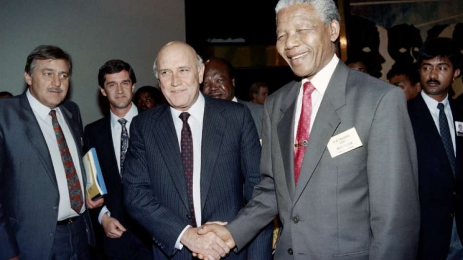 Apartheid: Ex-Pr&auml;sident de Klerk (85&dagger;) in S&uuml;dafrikas gestorben