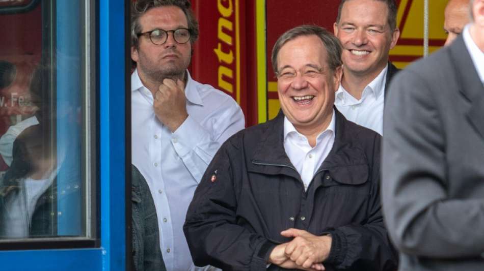 Laschet lachte in Flutgebieten &uuml;ber sich und Steinmeier