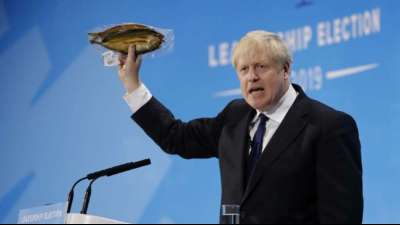Johnson schw&ouml;rt Tories bei Parteitag auf "lange &uuml;berf&auml;lligen" Reformkurs ein