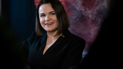 Tichanowskaja ruft Belarussen zu Abstimmung &uuml;ber Gespr&auml;che mit Lukaschenko auf