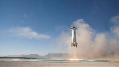 US-Raumfahrt: Blue Origin k&uuml;ndigt ersten bemannten All-Flug an