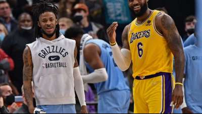Morant stiehlt James die Show - Lakers verlieren