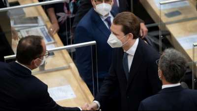 &Ouml;sterreichs Ex-Kanzler Kurz tritt Abgeordnetenmandat an