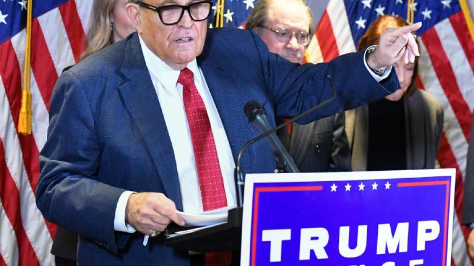 Trumps Ex-Verteidiger Giuliani verliert vor&uuml;bergehend Anwaltslizenz