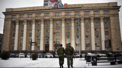 Ukraine-Konflikt: Prorussische Terroristen beschuldigen Kiew