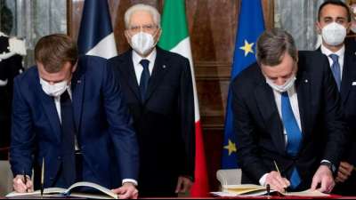 Frankreich und Italien unterzeichnen Freundschaftsvertrag