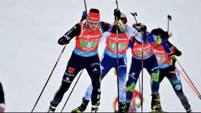 Biathlon: Herrmann in der Verfolgung auf Platz sieben, Hinz Achte
