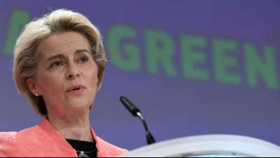 Klimaschutz: Von der Leyen erhofft sich Bewegung in den USA