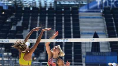 Beachvolleyballerin Ludwig und Wasserspringer Hausding deutsche Fahnentr&auml;ger