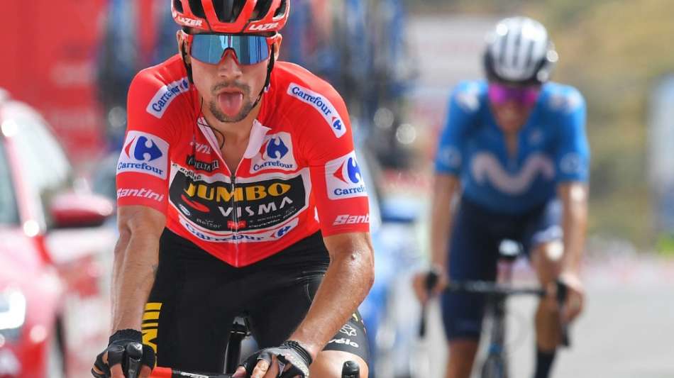 Trotz Sturz und verlorener F&uuml;hrung: Roglic bei Vuelta auf Kurs