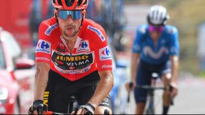Trotz Sturz und verlorener F&uuml;hrung: Roglic bei Vuelta auf Kurs