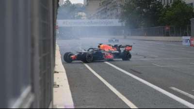 Nach Verstappen-Crash: Formel-1-Rennen in Baku wird um 16.10 Uhr fortgesetzt
