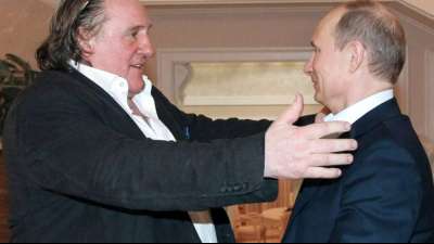 Schauspieler G&eacute;rard Depardieu ruft zu Waffenstillstand in der Ukraine auf