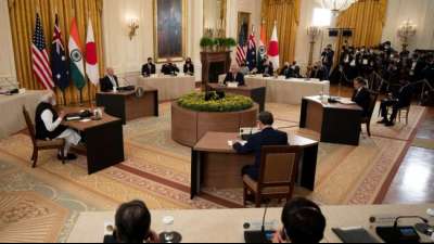 Australien, Indien und Japan: Biden empf&auml;ngt Regierungschefs