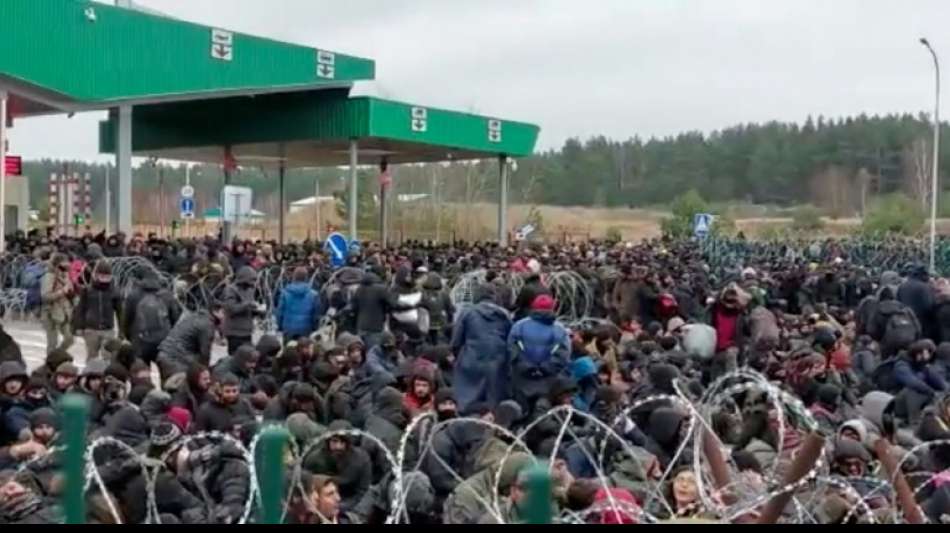 Polnische Beh&ouml;rden melden gro&szlig;e Gruppe von Fl&uuml;chtlingen aus Belarus an Grenzposten