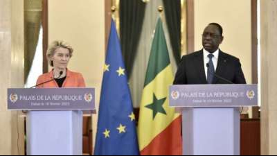 Von der Leyen stellt Afrika Investitionen von 150 Milliarden Euro in Aussicht