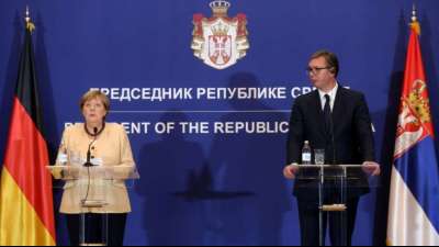 Merkel dr&auml;ngt EU zu schnellerem Handeln im Beitrittsprozess der Westbalkan-L&auml;nder