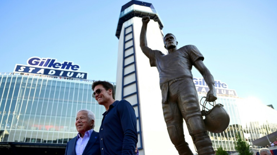 Patriots unveil statue honoring iconic quarterback Tom Brady
