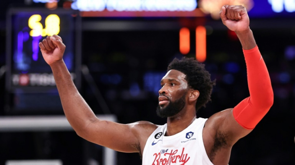 Embiid, Harden lead 76ers over Knicks while Mavs beat Lakers