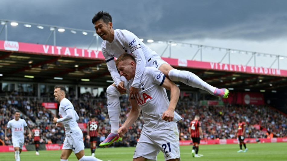 Tottenham beat Bournemouth to go top of the Premier League