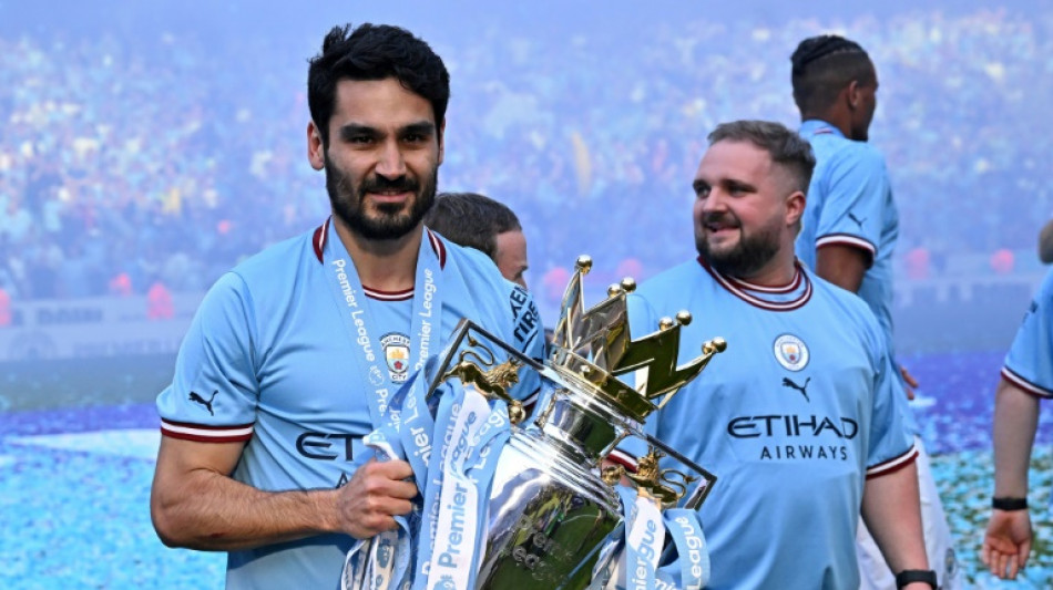 Gundogan urges Man City to stay focused before climax to treble bid