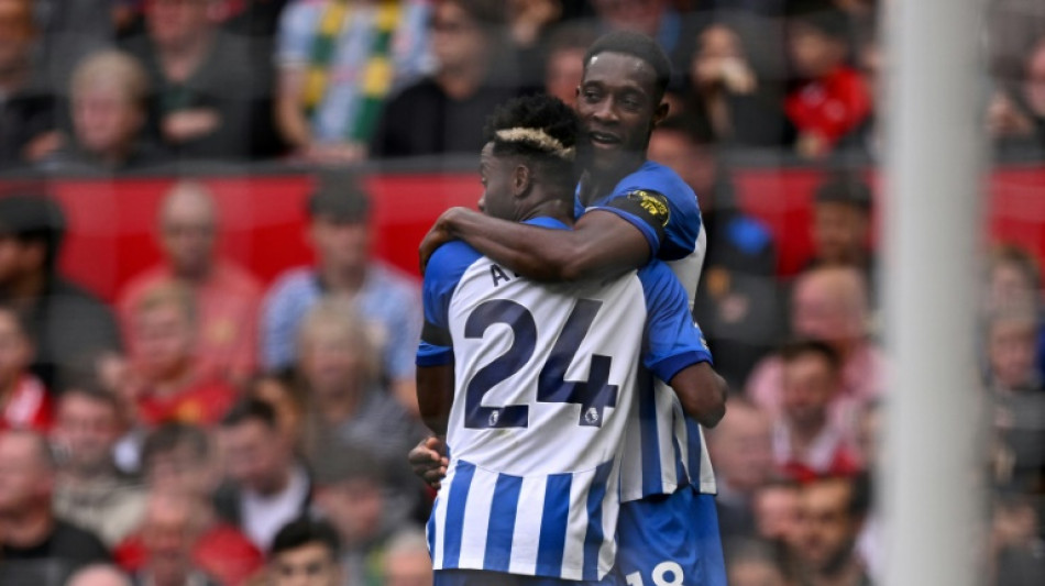Brighton thump Man Utd as Man City strike back