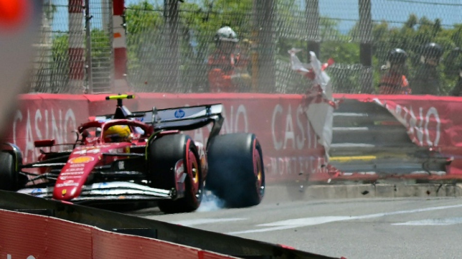 Leclerc fastest in Monaco practice as Hamilton crashes