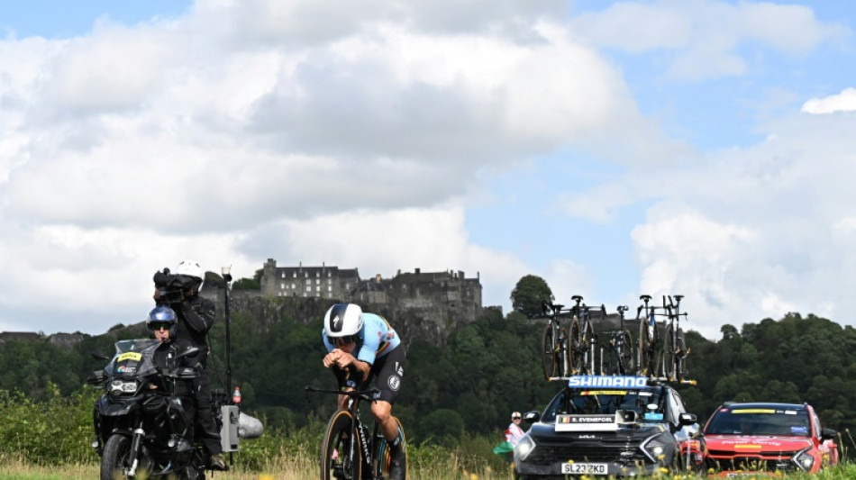 Evenepoel wins time trial world title 