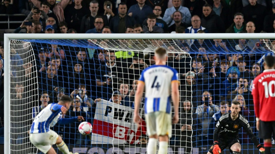 Last-gasp Brighton beat Man Utd to avenge FA Cup defeat