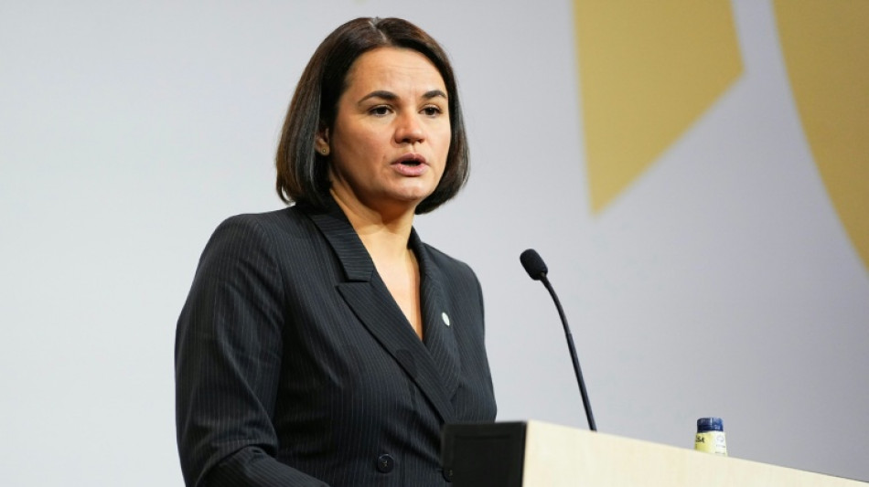 La cheffe de l'opposition bélarusse sceptique face à une rencontre Trump-Poutine