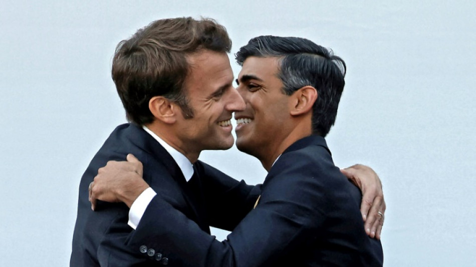 Frankreich Pr&auml;sident Macron empf&auml;ngt britischen Premier Sunak 