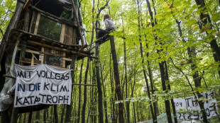 Polizei beginnt mit R&auml;umung von besetztem Wald in Lau&szlig;nitzer Heide in Sachsen