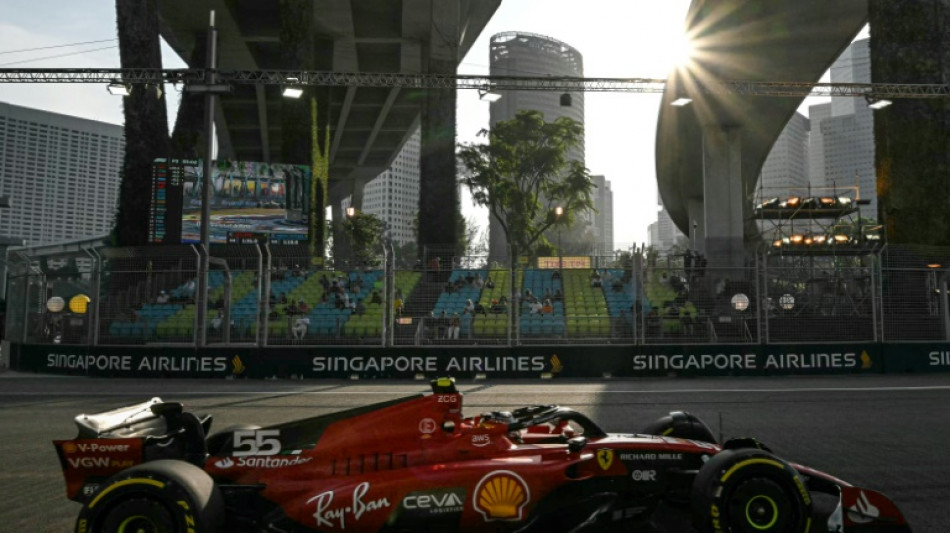 Sainz fastest ahead of Singapore GP qualifying, Verstappen fourth