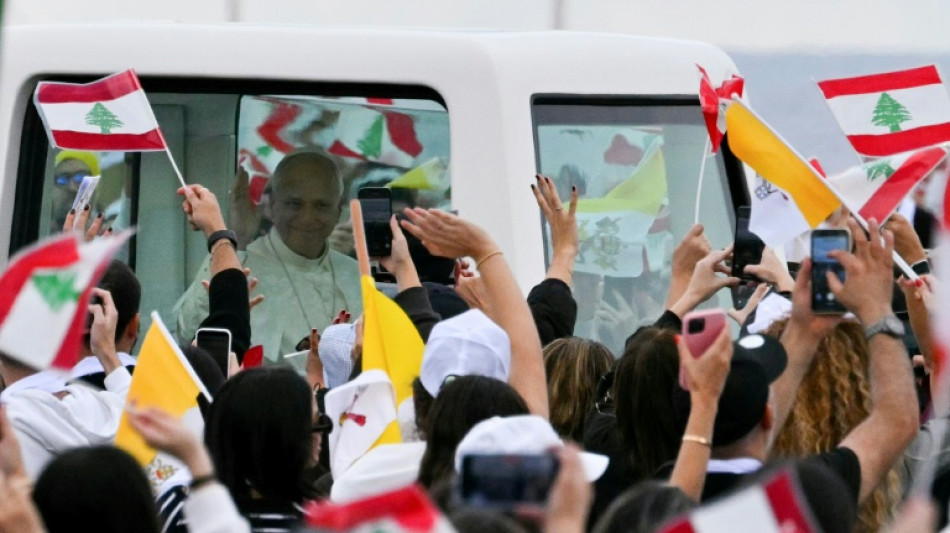 Pope Leo holds Beirut mass, visits port blast site