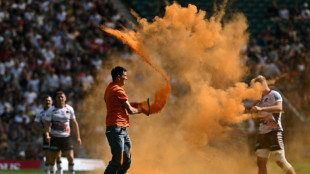 Just Stop Oil protesters disrupt English rugby final