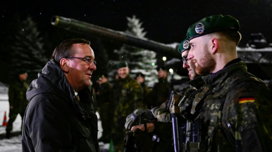 Pistorius beim Bundeswehrkontingent der Nato-Kampfgruppe in Litauen eingetroffen