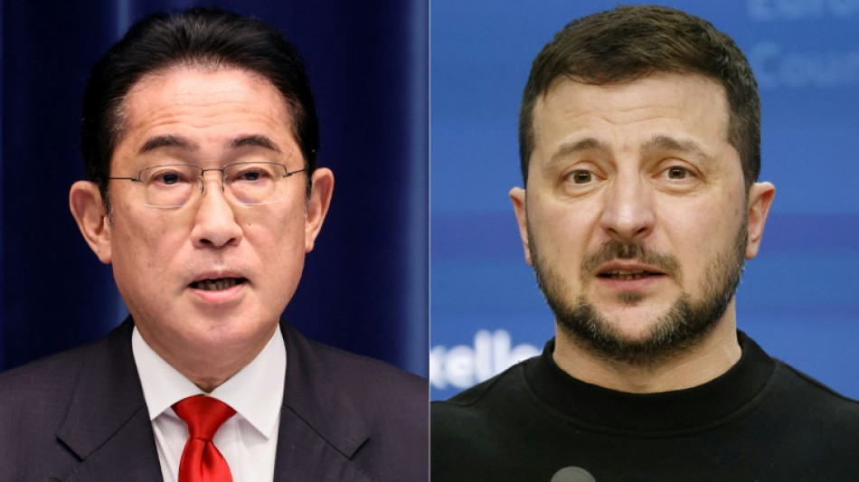 Japans Ministerpr&auml;sident Kishida auf dem Weg nach Kiew