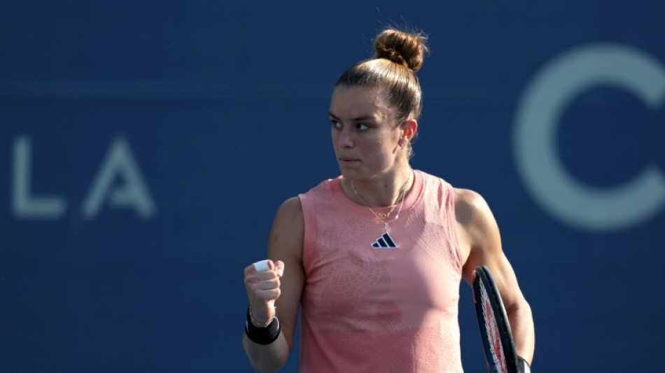 Sakkari ousts top seed Pegula to meet Gauff in Washington final