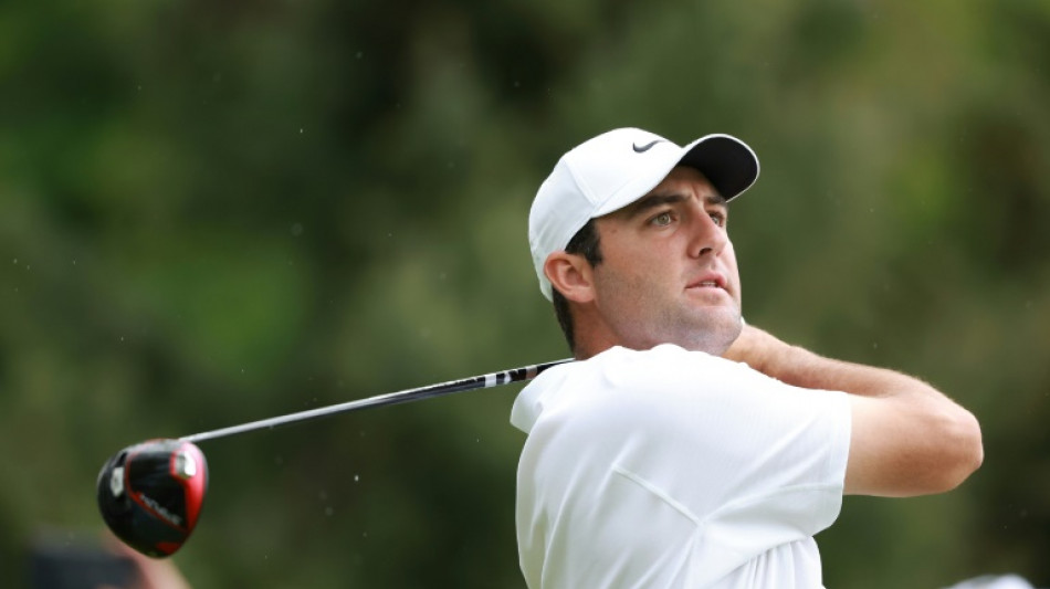Scheffler, Hovland and Conners share lead at PGA Championship